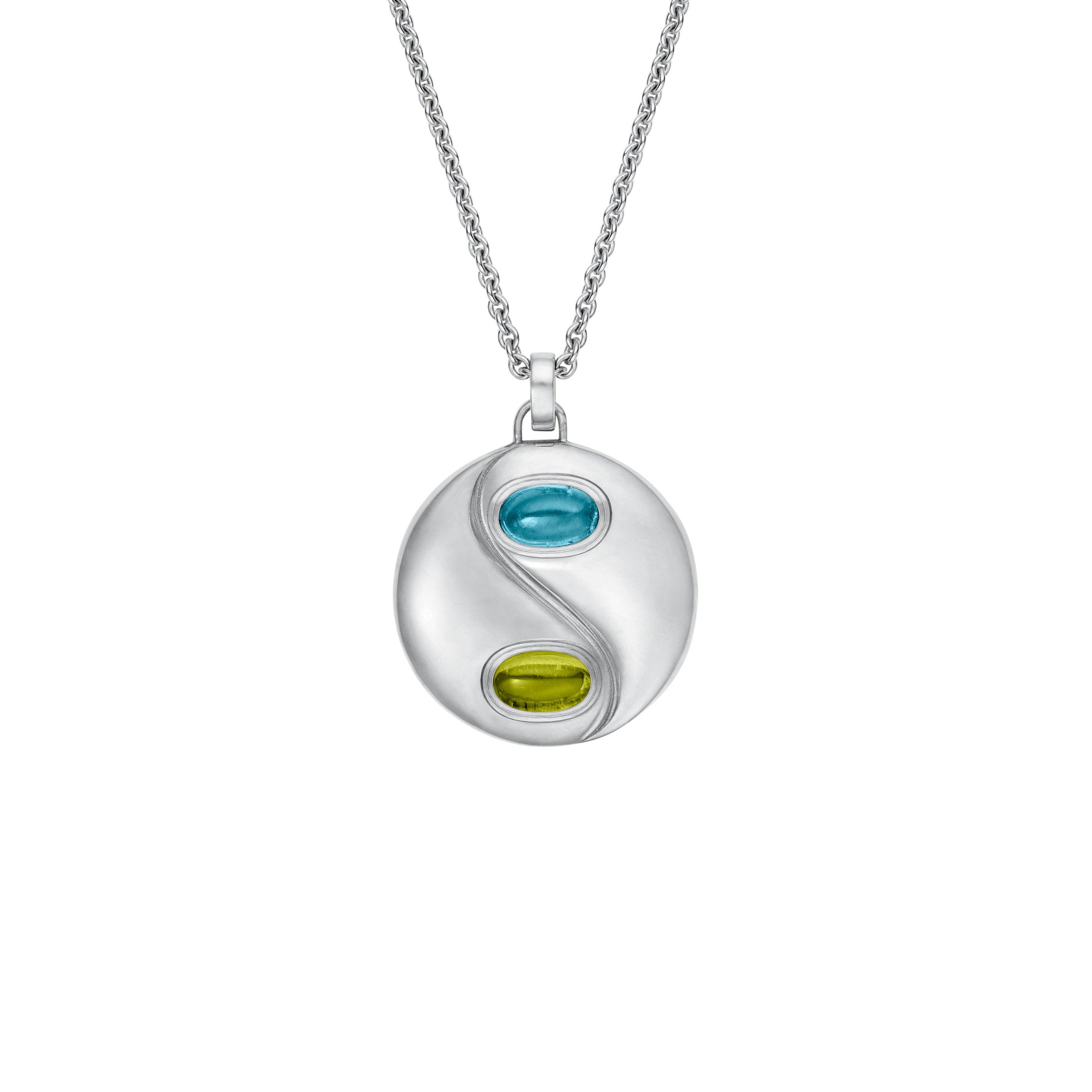 Pendant Beatrice Hope (London Topaz and Peridot)