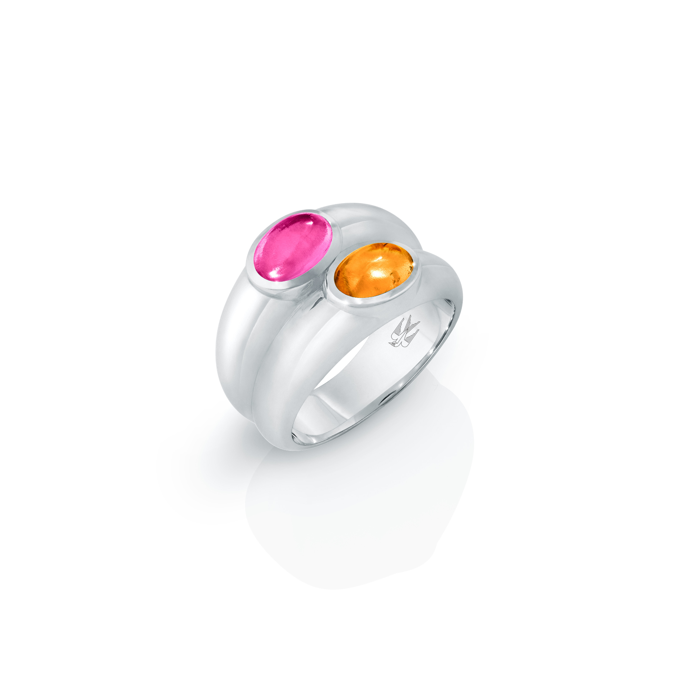 Charles Harmony (Tourmaline Pink and Mandarin Garnet)