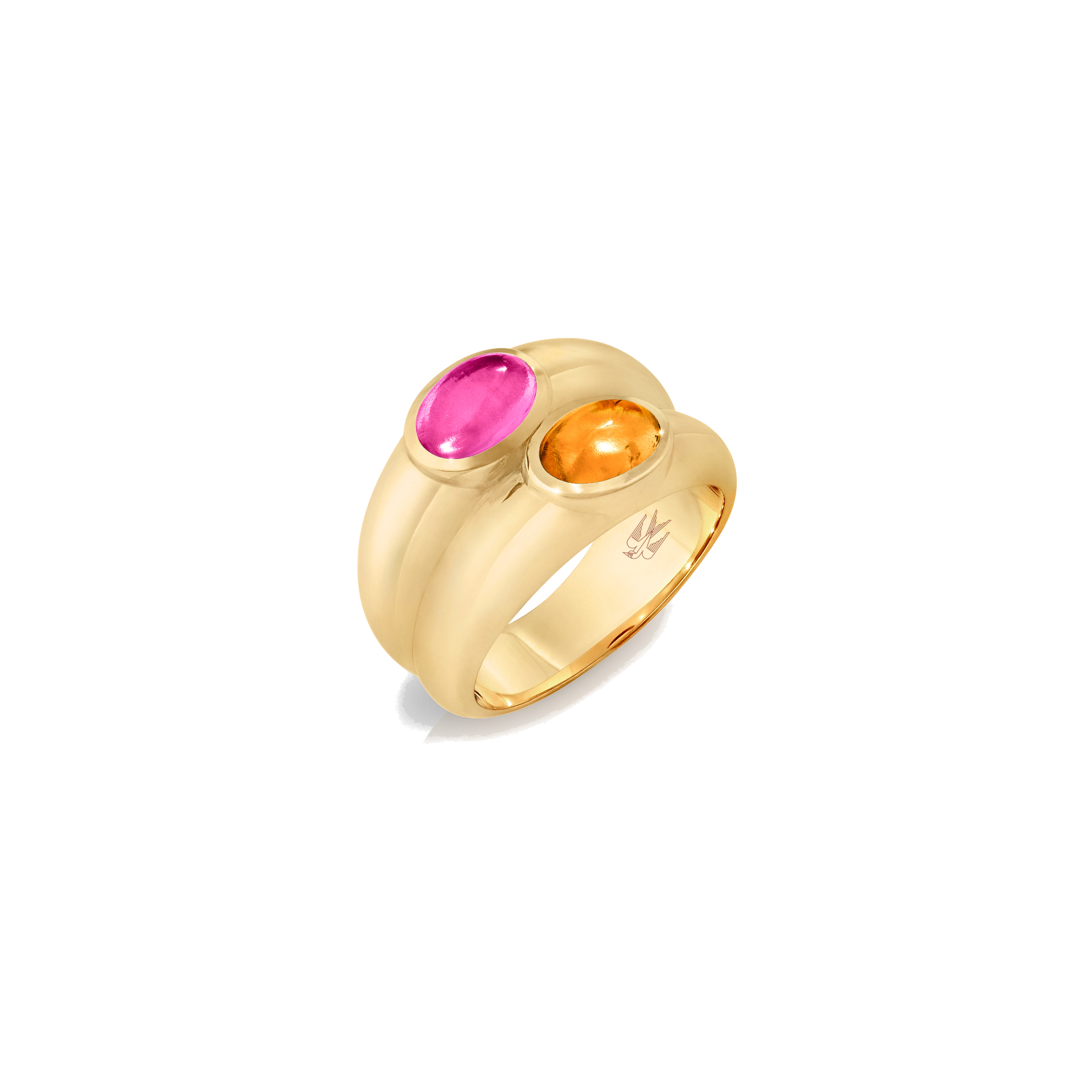 Charles Harmony (Tourmaline Pink and Mandarin Garnet)