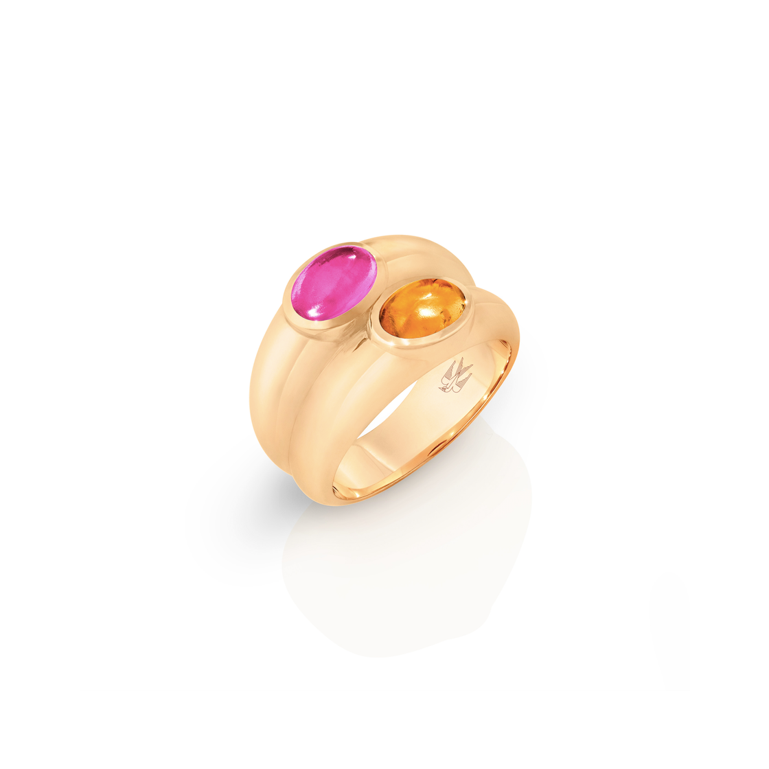Charles Harmony (Tourmaline Pink and Mandarin Garnet)