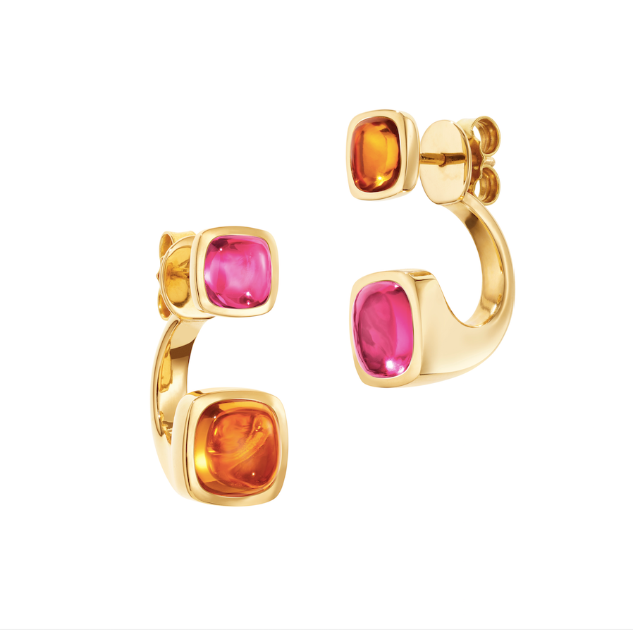 Cleo Harmony (Tourmaline pink and Mandarin Garnet)