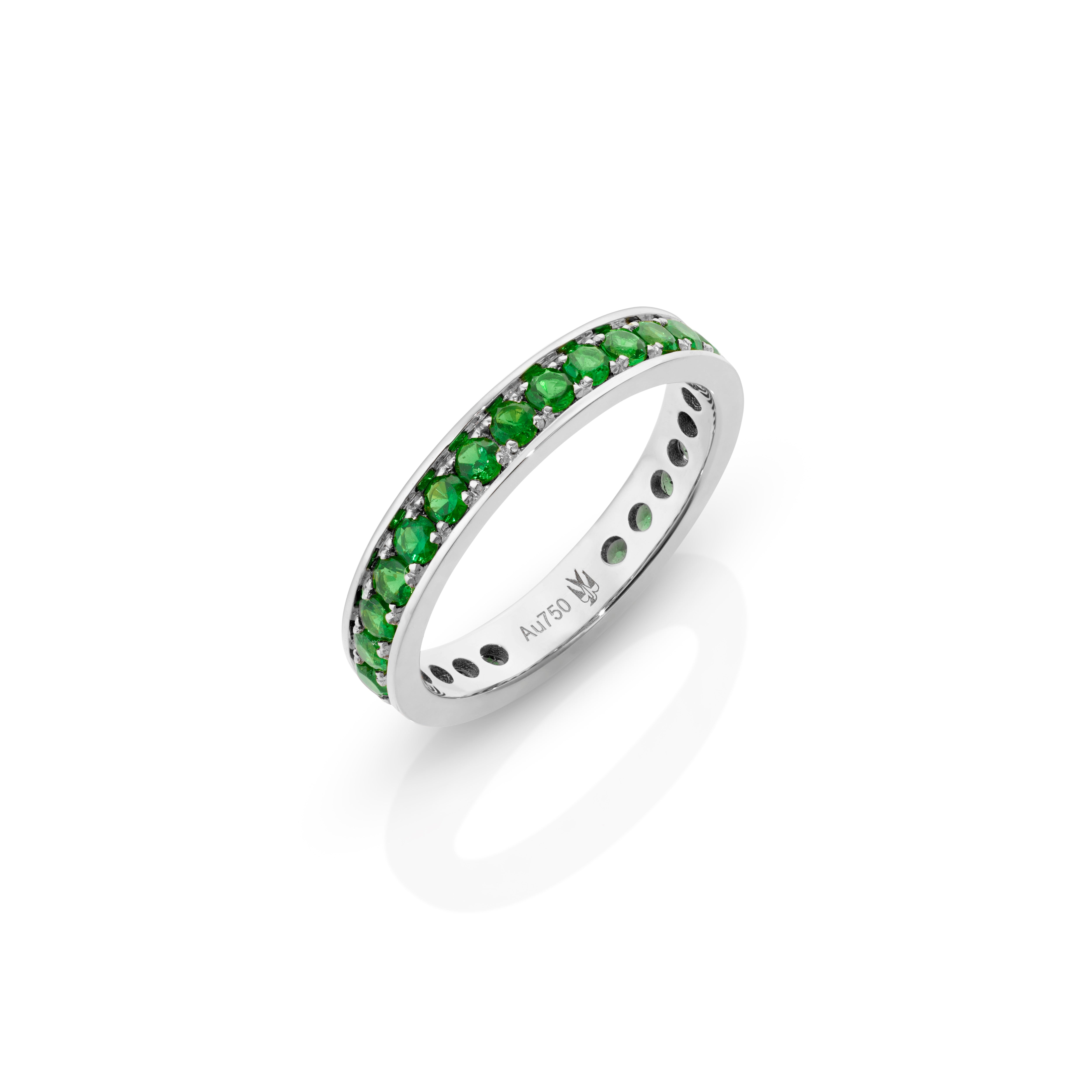 Memoire Ring Rainbow Tsavorite