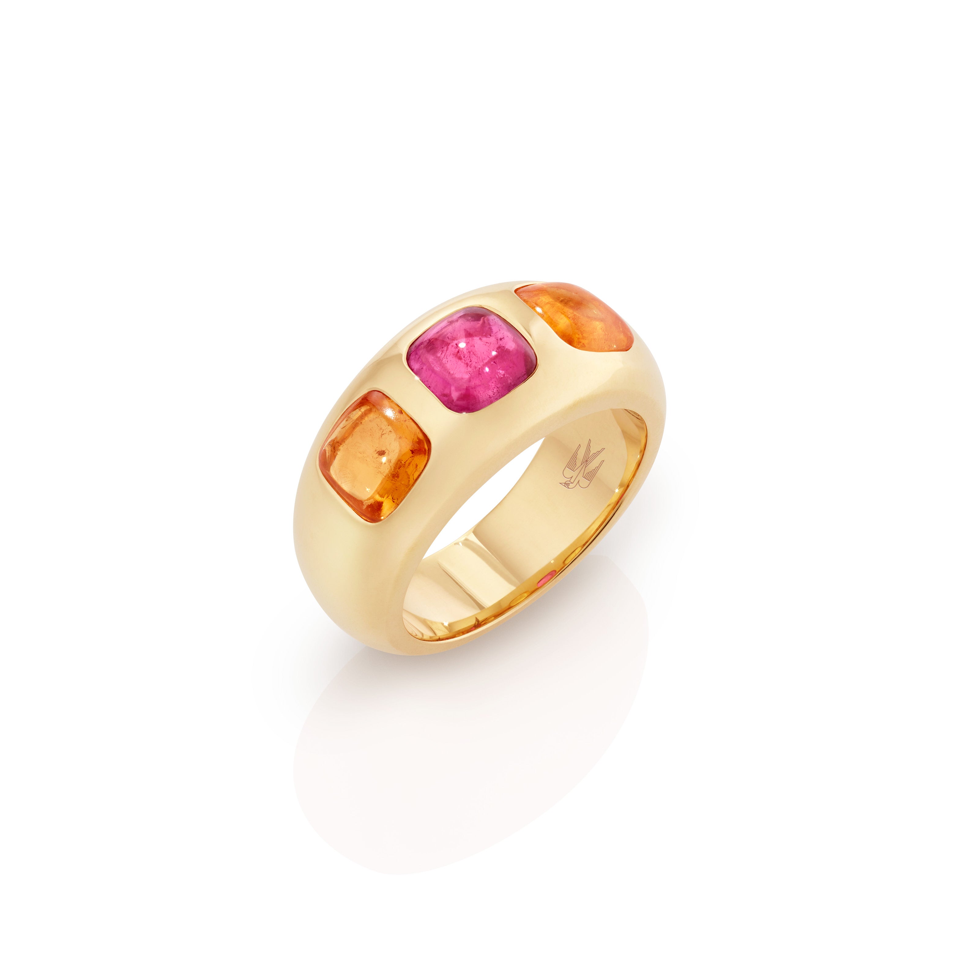Mathilda Harmony (Tourmaline pink and Mandarin Garnet)