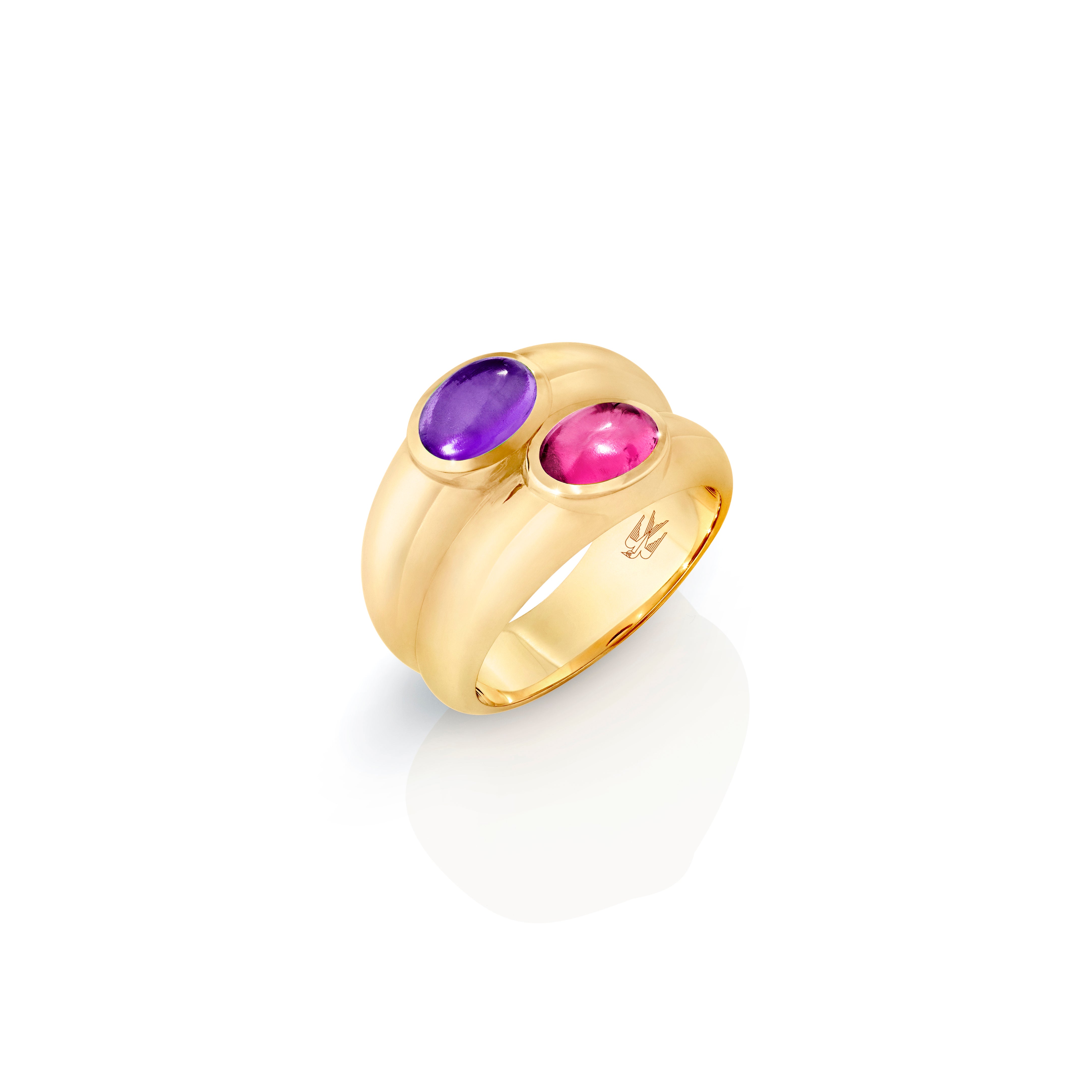 Charles Passion (Tourmaline Pink and Amethyst)