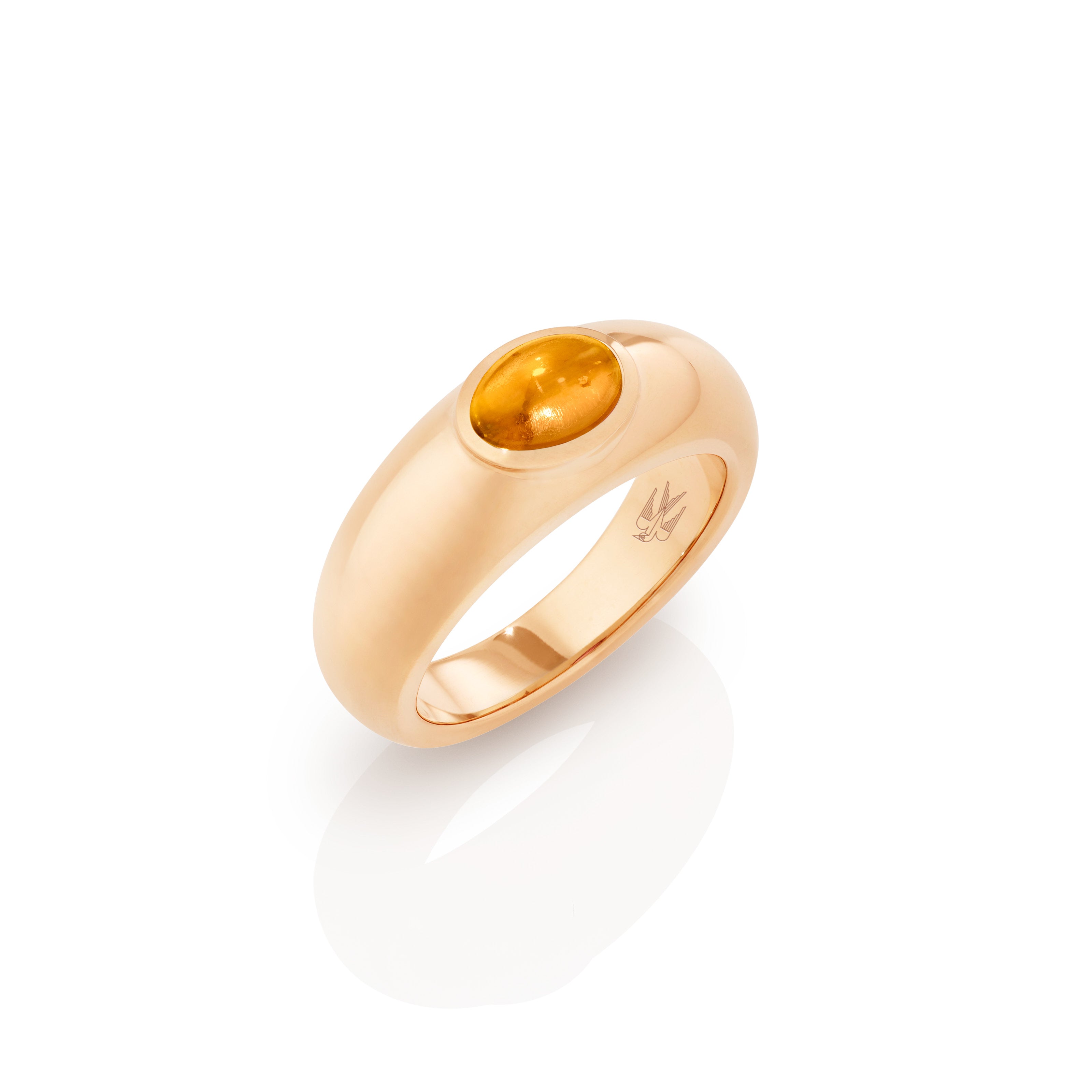 Lily Mandarin Garnet Rose Gold