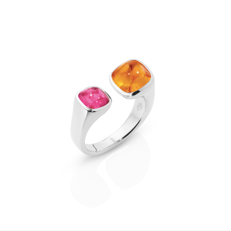 Anna Harmony (Tourmaline Pink and Mandarin Garnet)