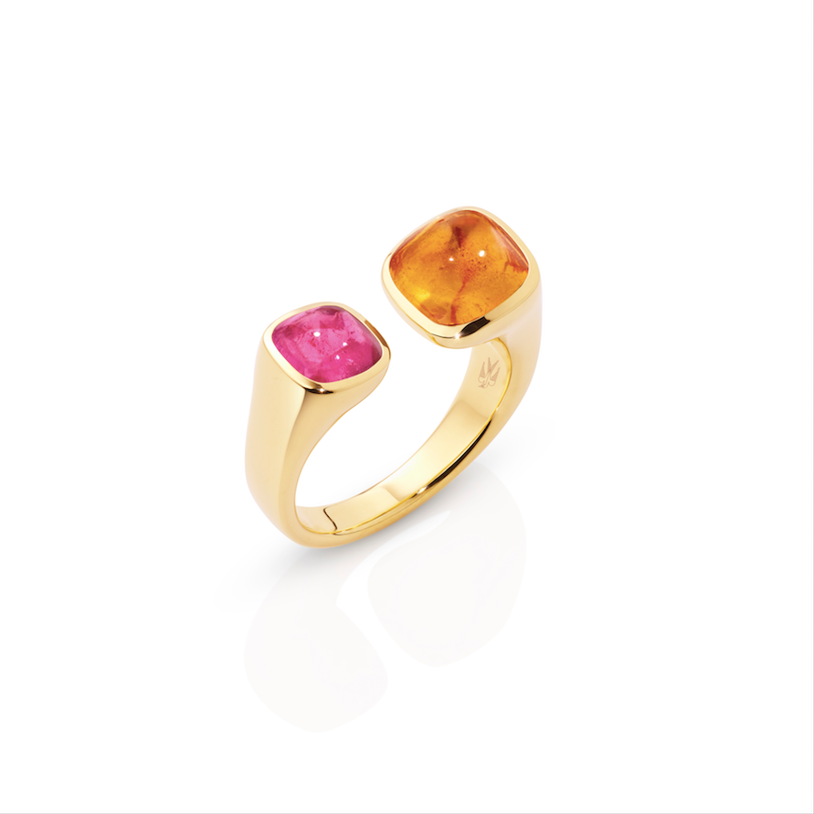 Anna Harmony (Tourmaline Pink and Mandarin Garnet)