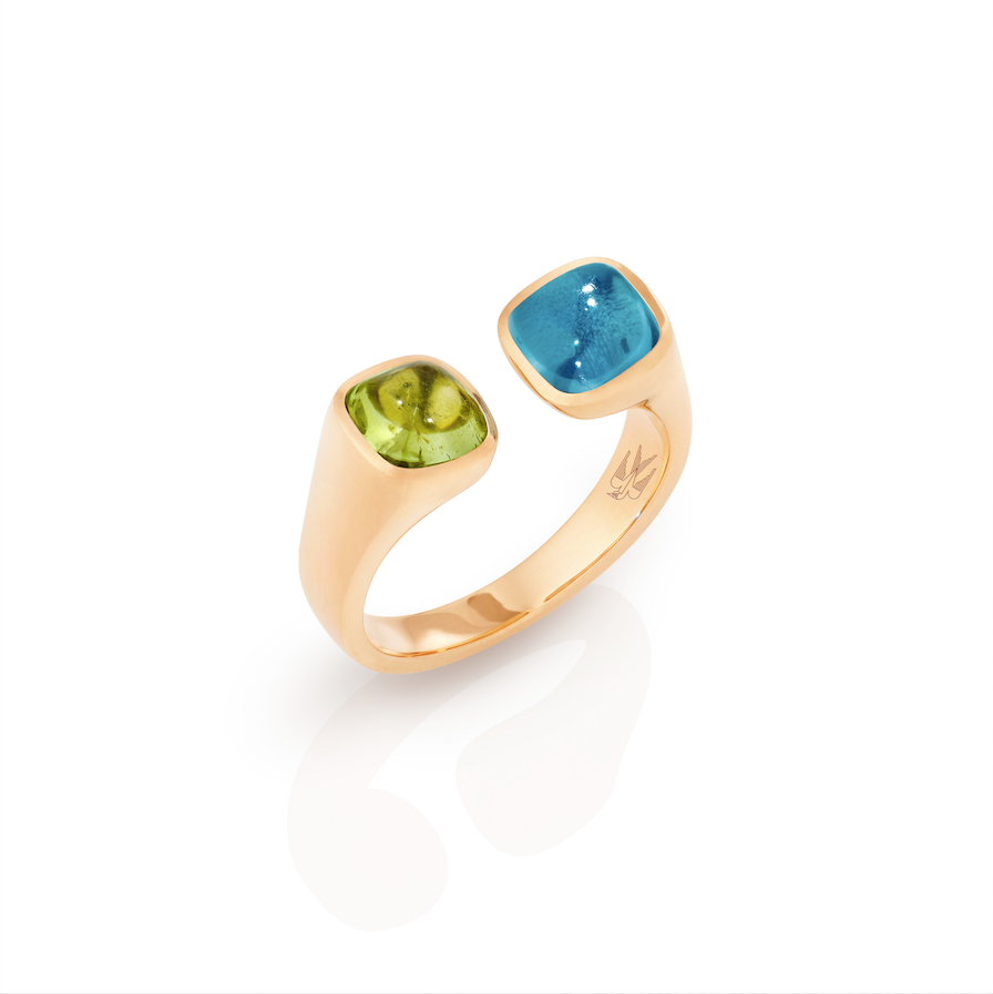 Isabelle Hope (Topaz and Peridot) Rose Gold