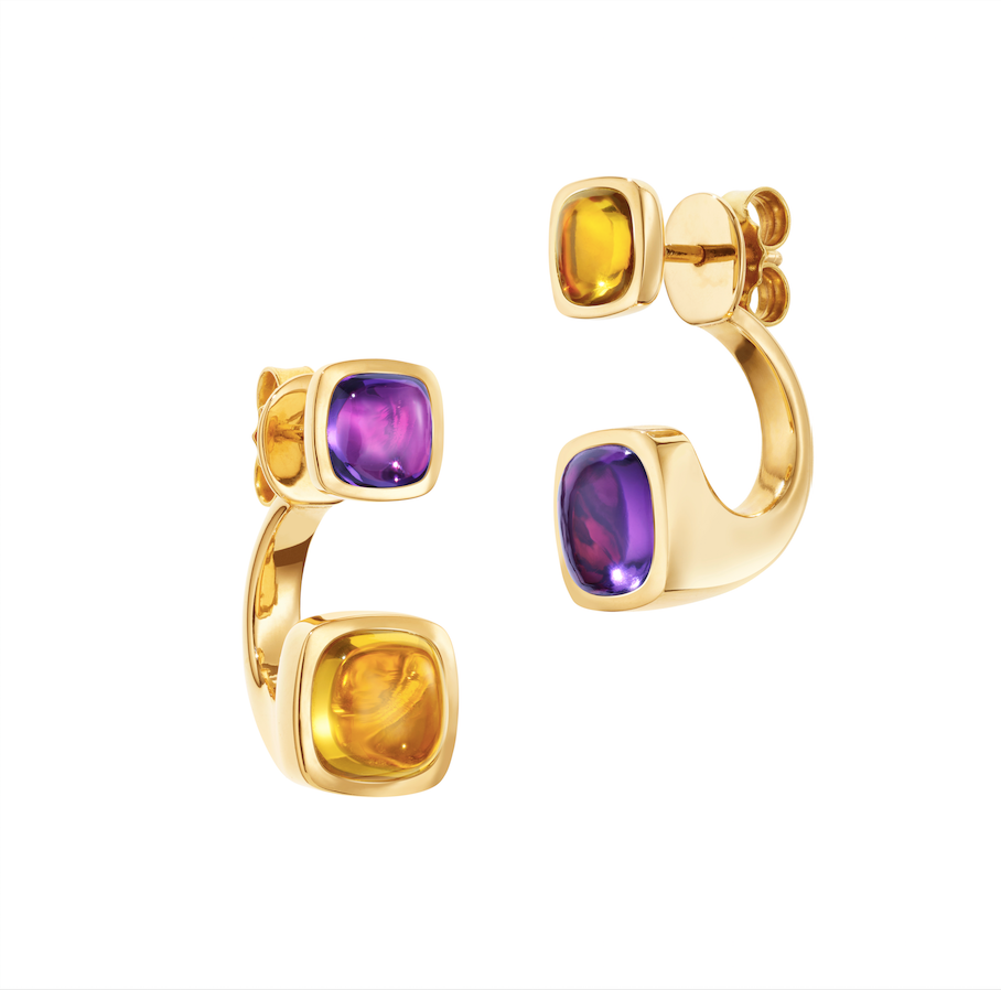 Cleo Grace (Amethyst and Citrine) Yellow Gold