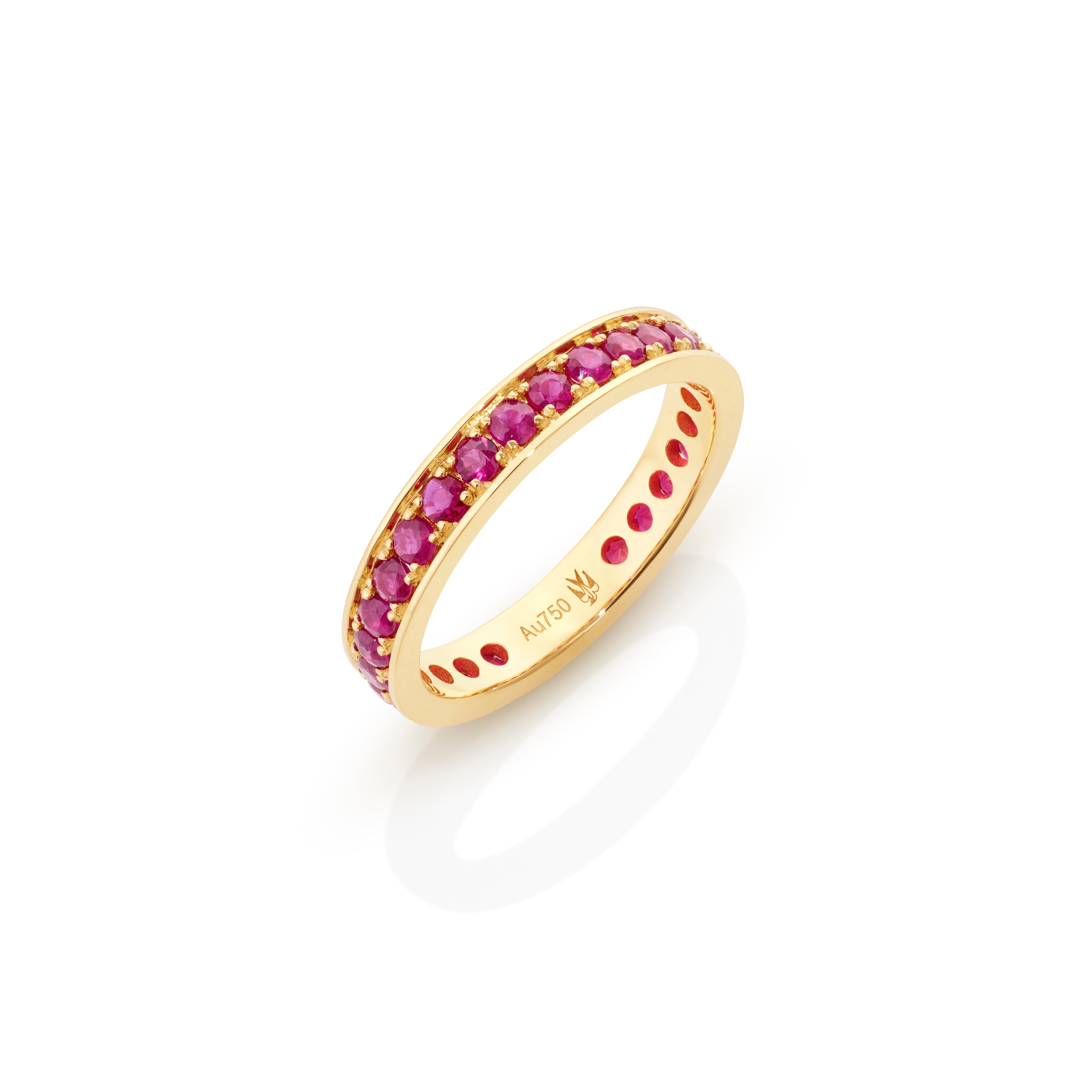Memoire Ring Rainbow Ruby