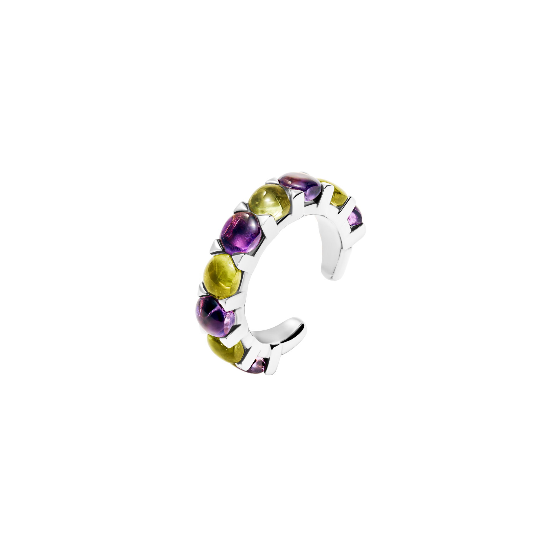 Ear Cuff Lulu Peridot und Amethyst