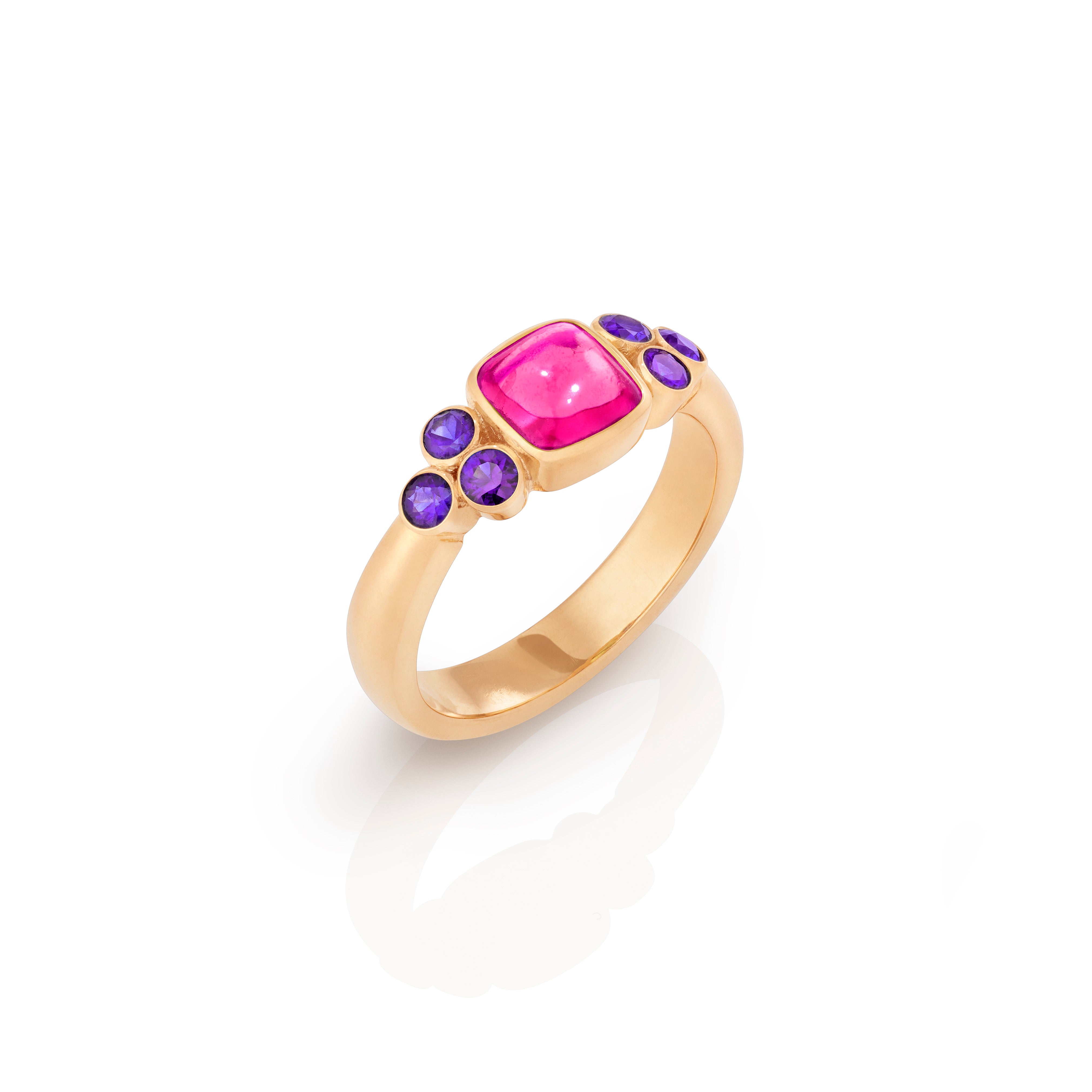 Nora Passion (Tourmaline Pink and Amethyst)