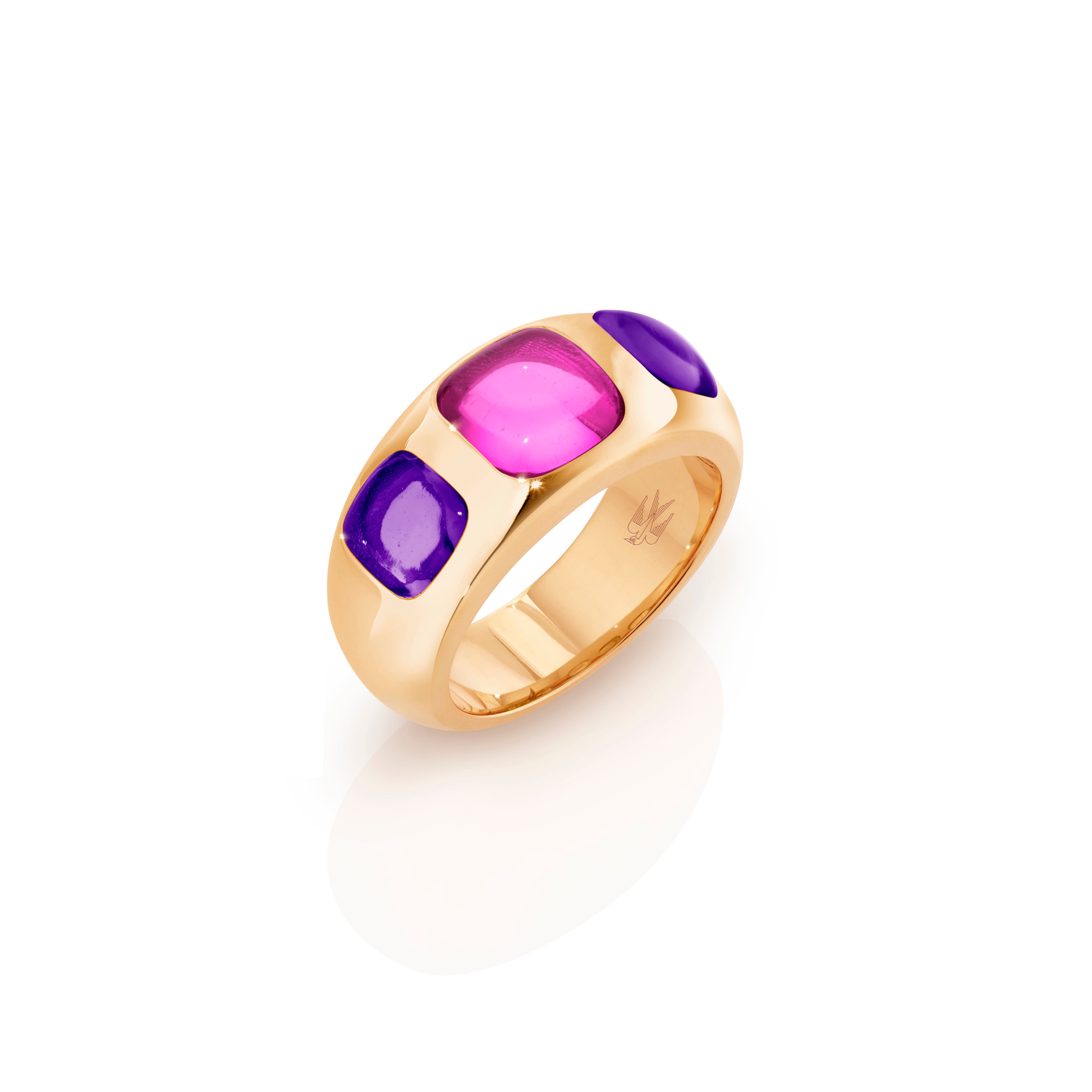 Valerie Passion (Tourmaline Pink and Amethyst)